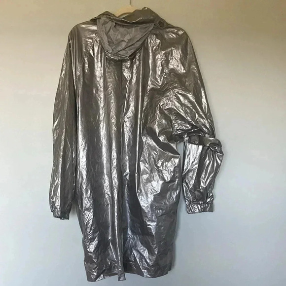 Maryam Nassir Zadeh silver metallic rain wind jacket - Picture 3 of 10